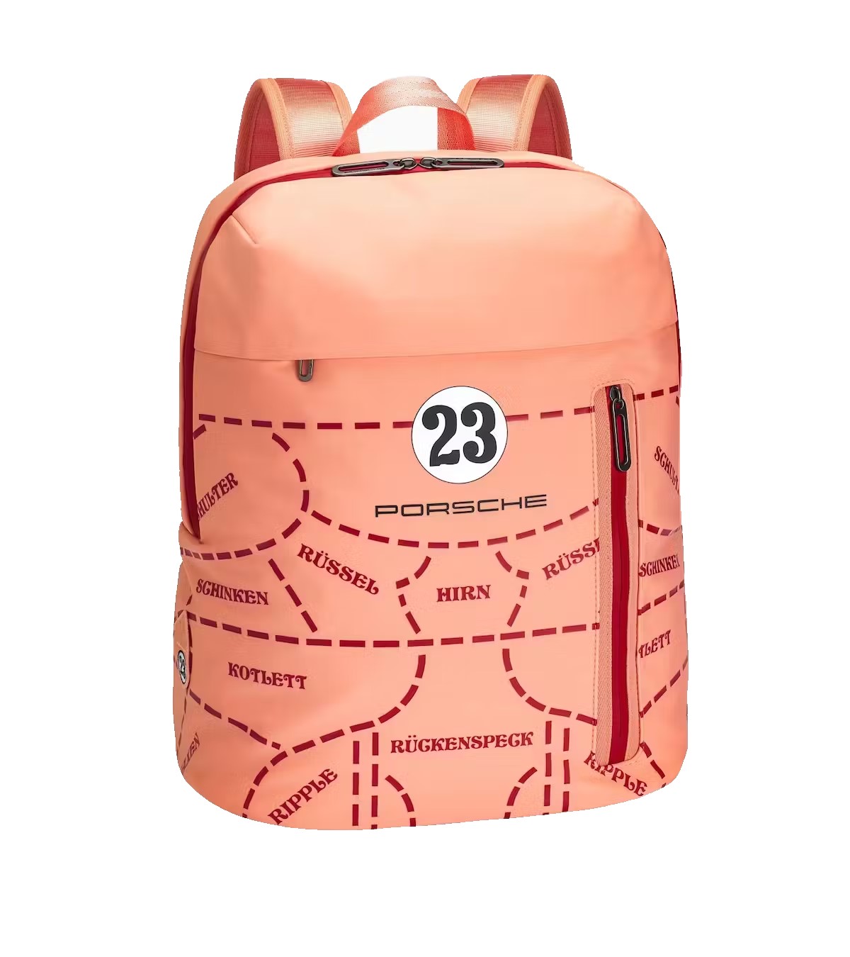Porsche Modern Backpack ‚Äì 917 Pink Pig Edition: RACCAR Automotive