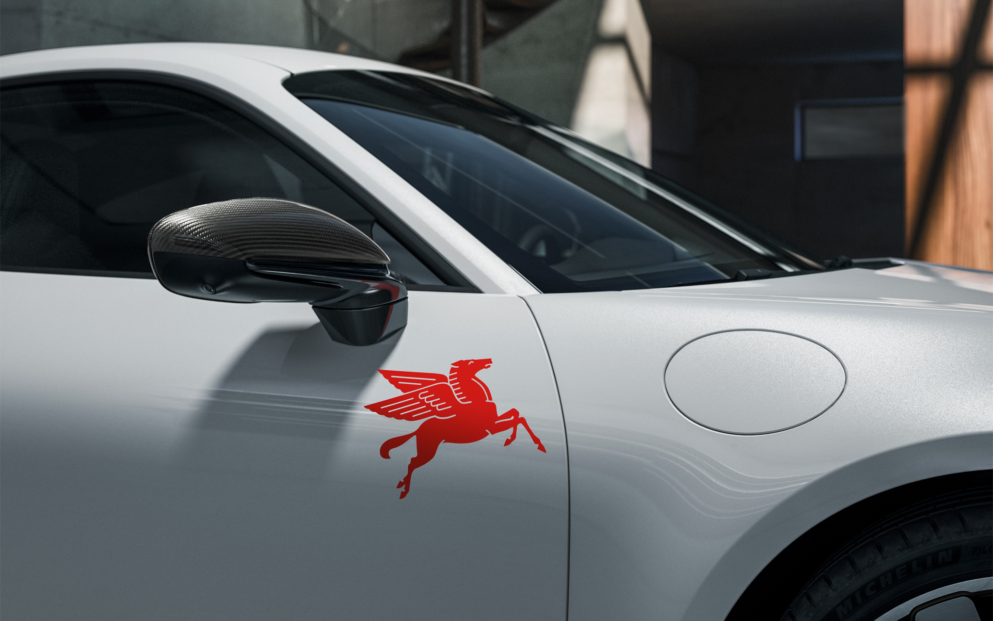 Porsche 718 GT4 Pegasus Sticker Set: RACCAR Automotive
