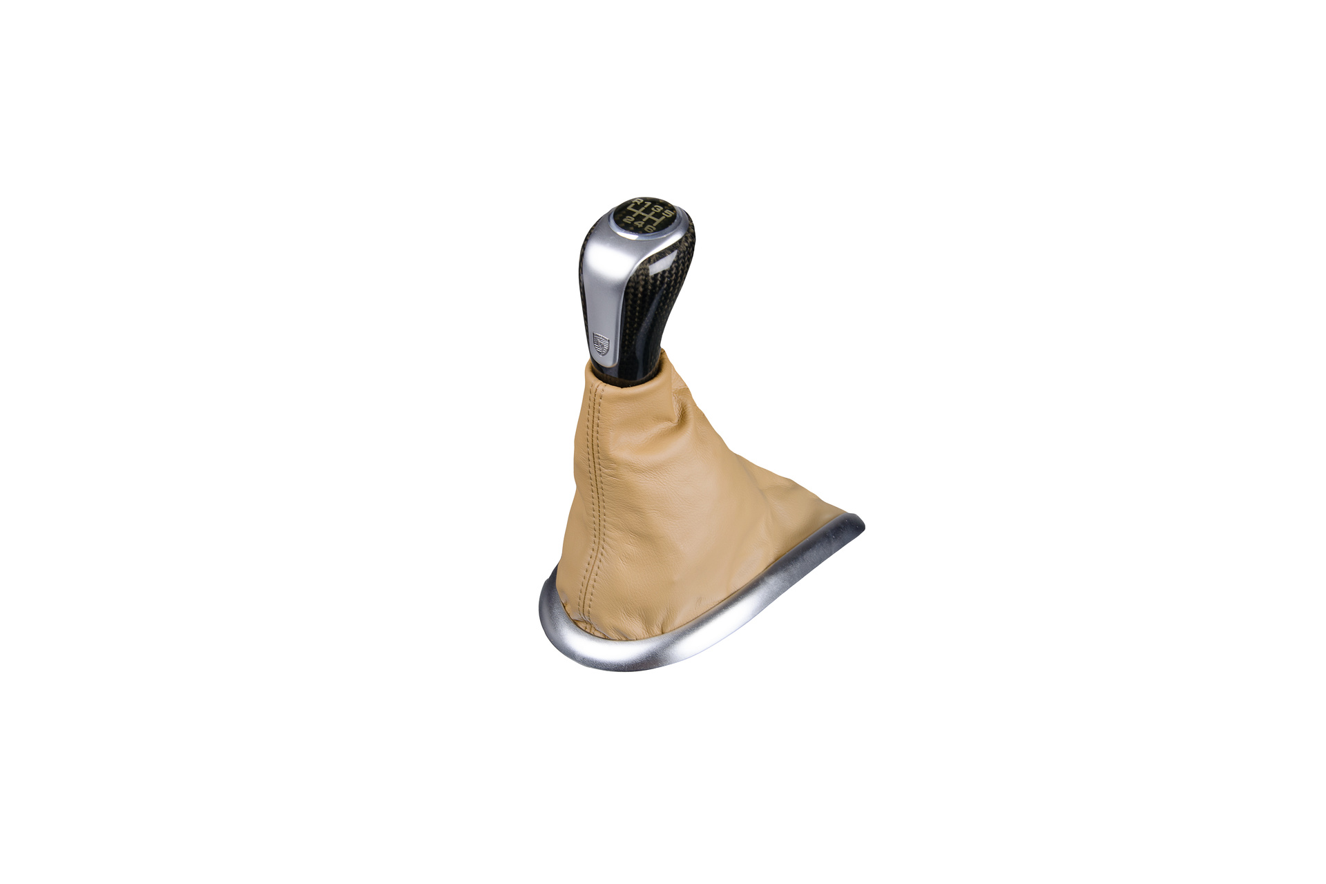 Porsche 996 986 Beige Carbon Aluminum Leather 6-Speed Shift