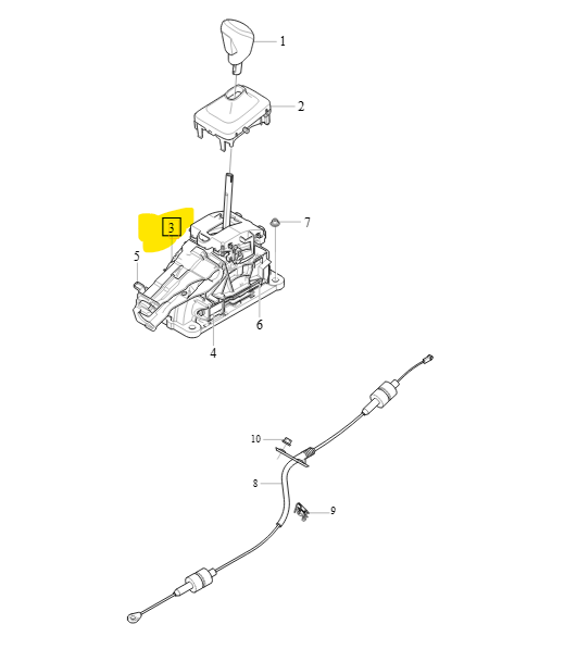 Volvo Genuine Gear Shift Lever Carrier - 31367485: RACCAR Automotive