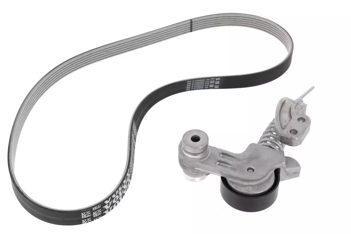 Volvo Genuine Auxiliary Belt Set, Serpentine Belt and Belt