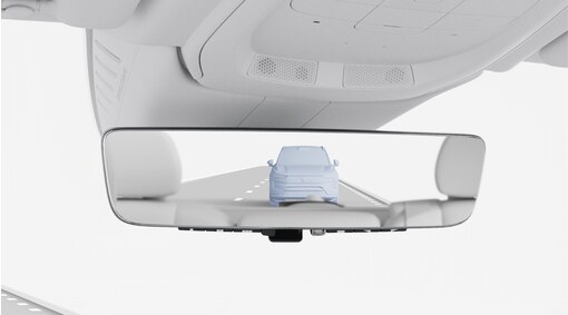 rear view mirror Volvo S90 17-21ドライカーボンファイバー外側リアビューサイドミラートリムリプレイス For Volvo S90 17-21 Dry Carbon Fiber Exte Sold 2018 Volvo S90 Interior ⁄ Inside Rear View Mirror - Black