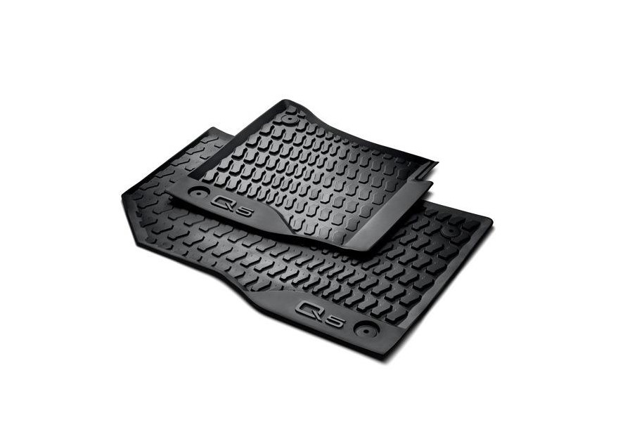 Genuine Audi Accessories for 2018 Q5 Front All Weather Floor Mats at MechanicSurplus
