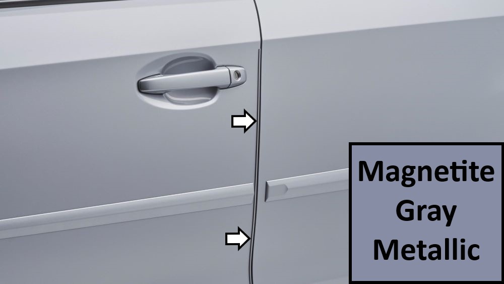 Subaru Accessory Door Edge Guard Kit STi WRX - Magnetite Gray