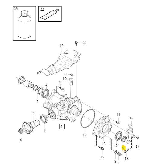 Volvo Genuine Transfer Case Output Shaft Seal - 32249344: RACCAR Automotive